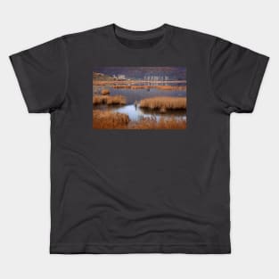 Fishermen in Chimaditis lake - Florina Kids T-Shirt